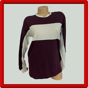 Pink Victoria's Secret Campus Colorblock T-Shirt M